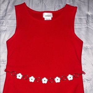 Bonnie Jean Red Dress; Size 16
